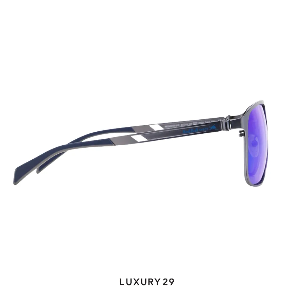 Red Bull Spect Sunglasses REDMS107-01P AERO SPIN Concept  smoke with dark blue mirror(Free Size, Blue)