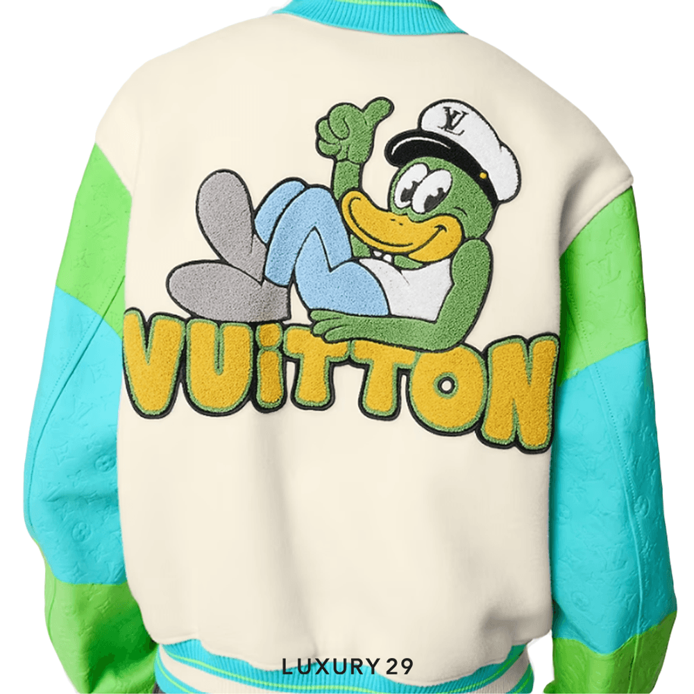 Louis Vuitton LV Rainbow Playground Varsity Blouson(Free Size, Green)