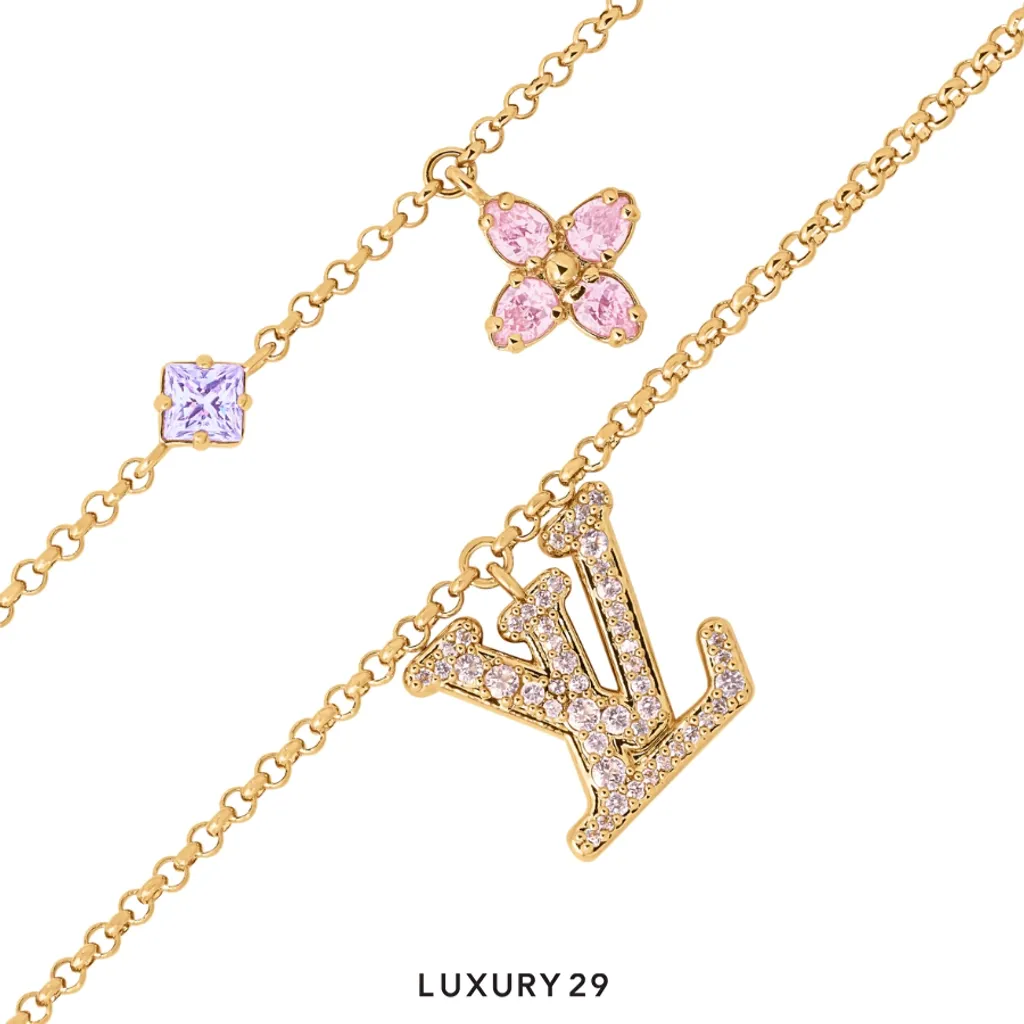 Louis Vuitton LV Lady LV bracelet Gold metal(Small, Gold)