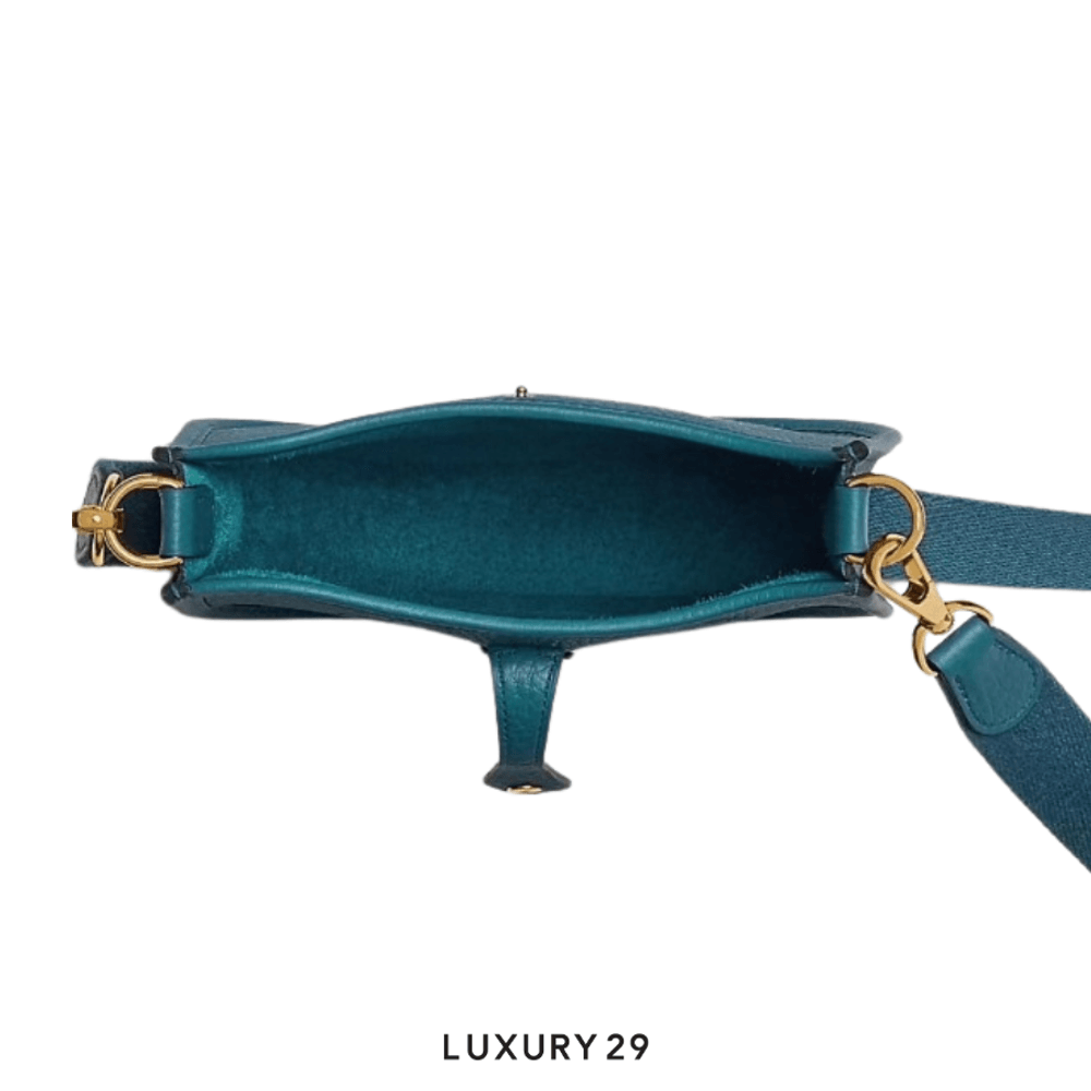Hermes Evelyne 16 Amazone Bag New Bleu Jean(Small, Blue)