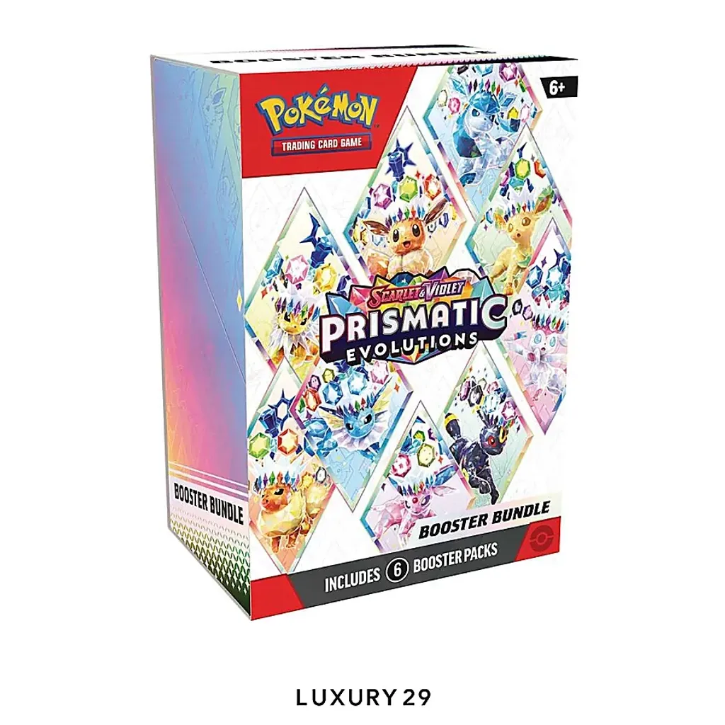 Pokemon TCG: Scarlet & Violet - Prismatic Evolutions - Booster Bundle Set (EN)(Small, Multicolour)