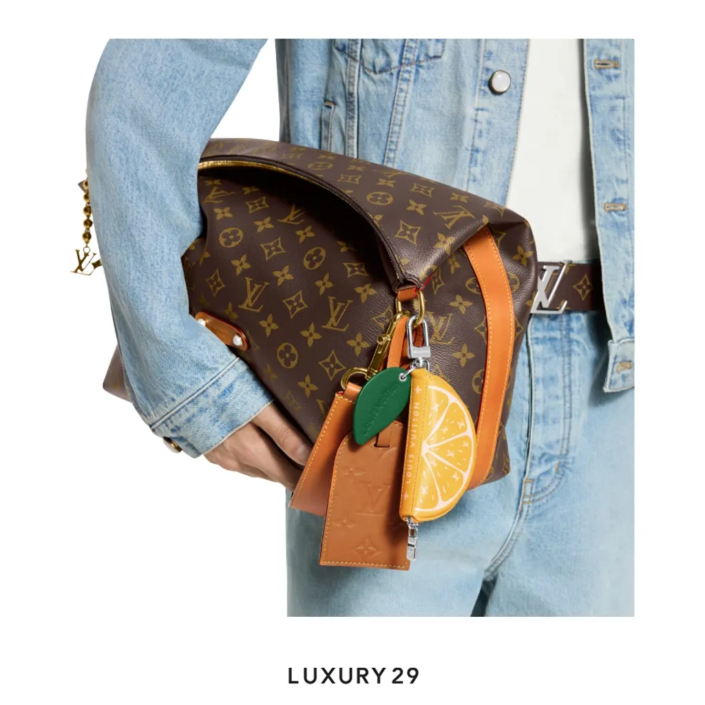 Louis Vuitton LV Lemon Bag Charm Yellow(Small, Yellow)