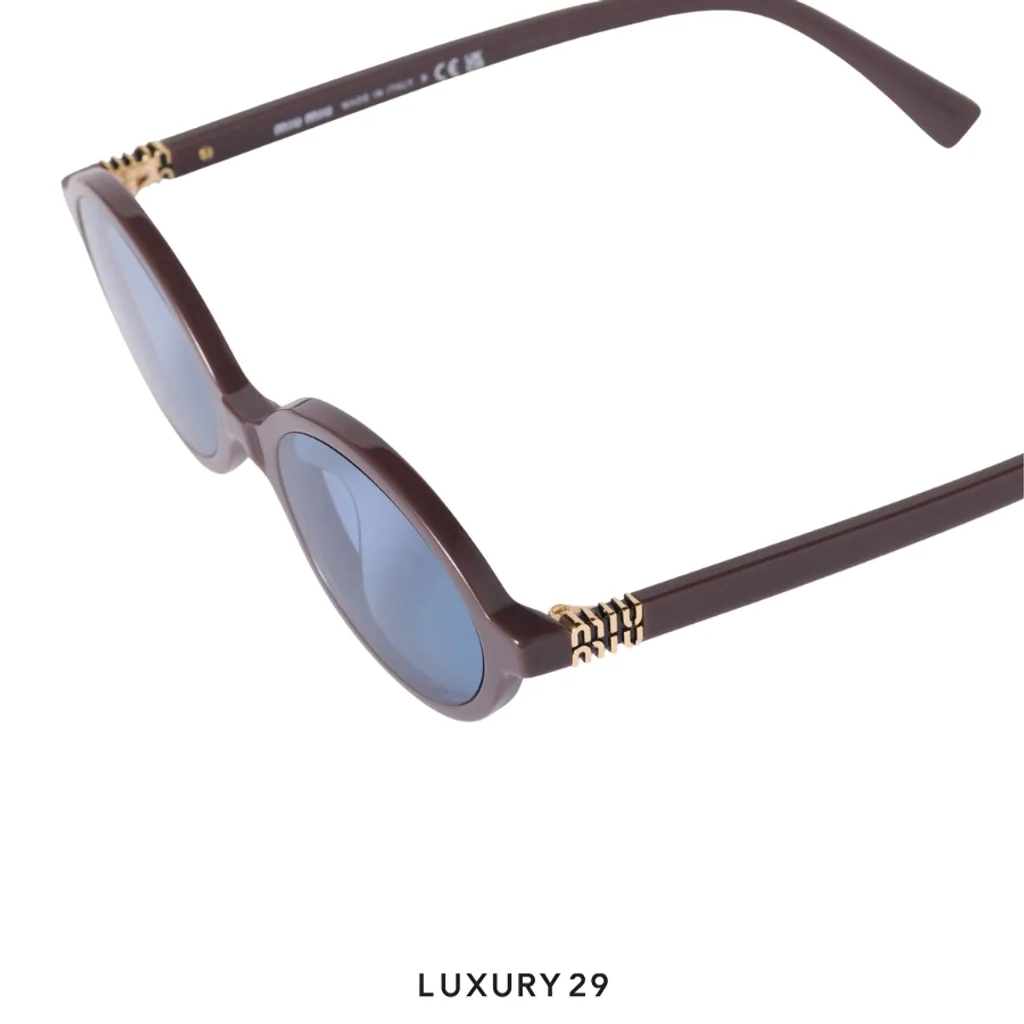 Miu Miu Regard sunglasses Indigo lenses(Free Size, Brown)