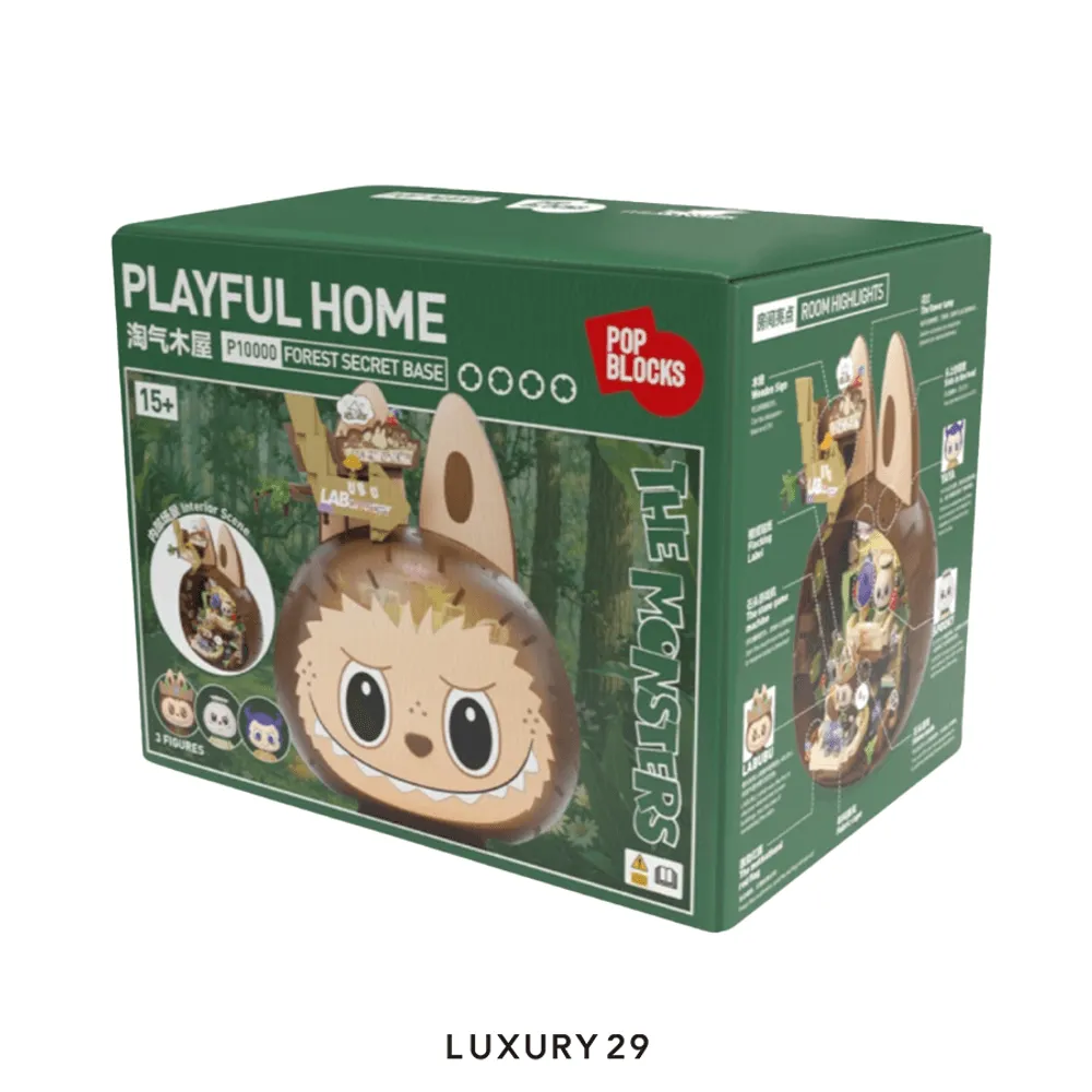 LABUBU Forest Secret Baseシリーズ THE MONSTERS Forest Secret Base Series Blocks-Playful Home