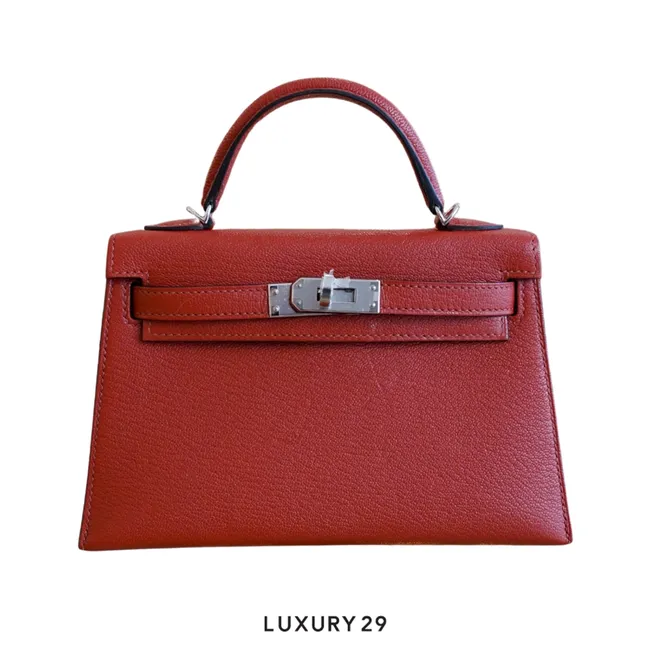 Hermes Kelly Sellier 20 Chevre Mysore Cuivre   (2022) / U Stamp