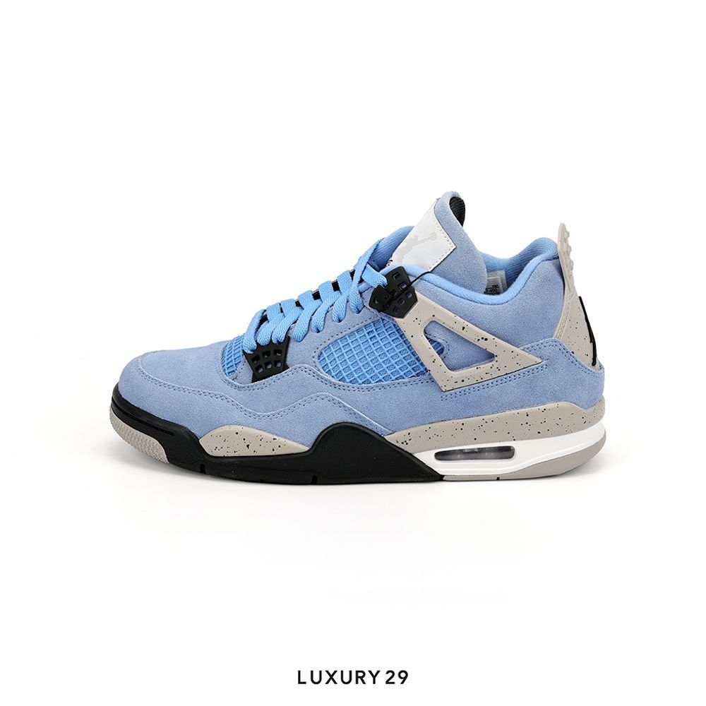 Nike Jordan 4 Retro University Blue(41, Blue)