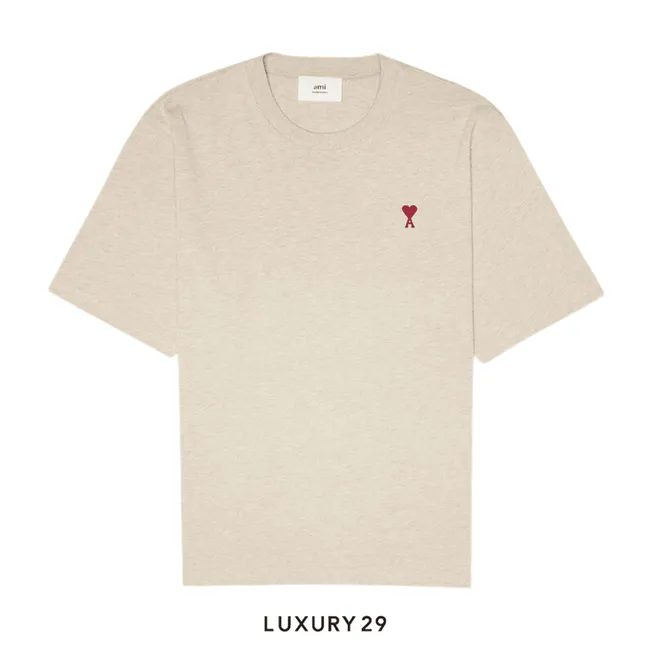 AMI DE COEUR T-SHIRT HEATHER LIGHT BEIGE