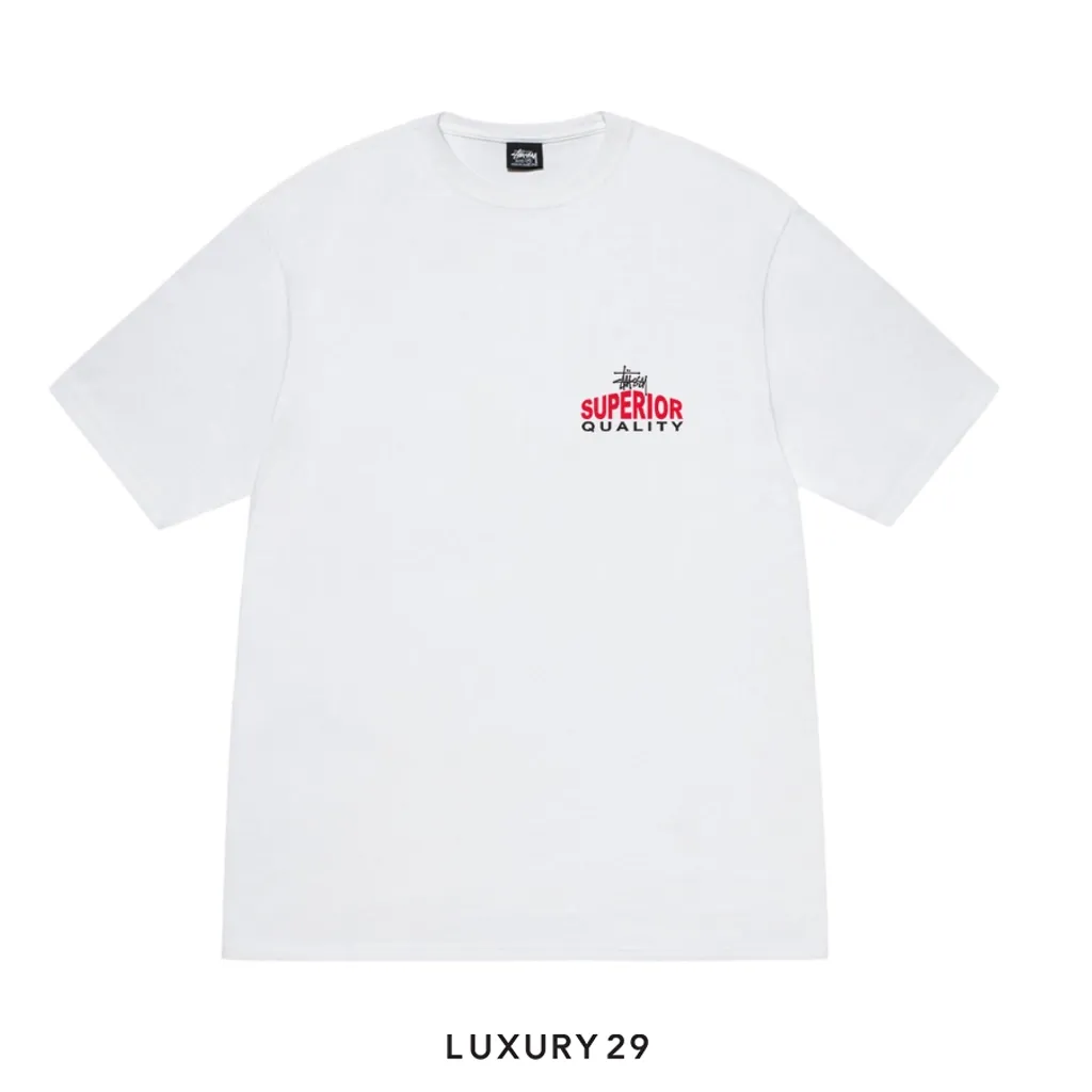 STUSSY SUPERIOR QUALITY TEE WHITE