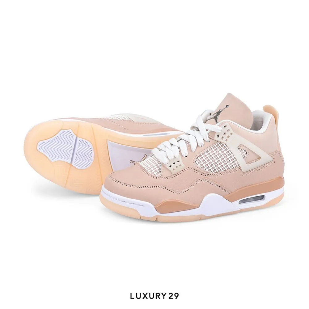 Nike Jordan 4 Retro Shimmer (Women's)(42.5, Orange)