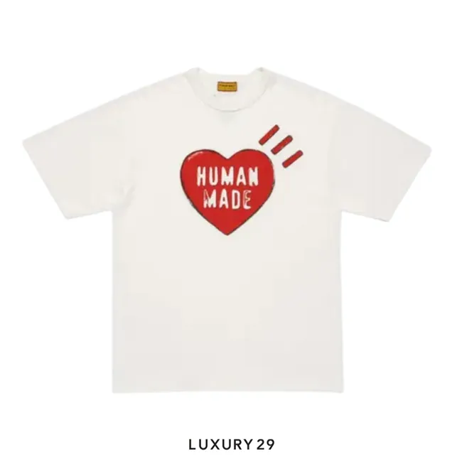 Human Made Big Heart Logo Graphic T-shirt White