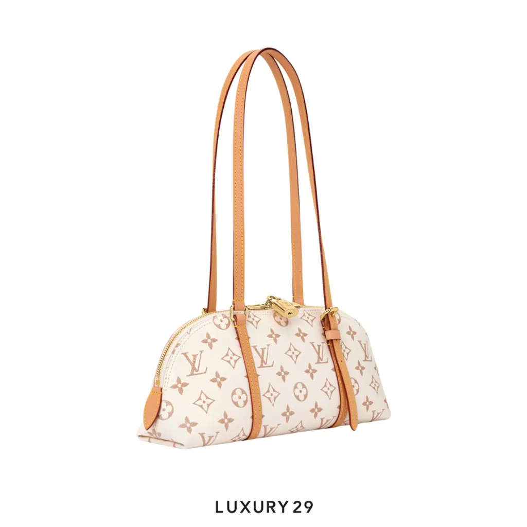 Louis Vuitton LV Squire East-West bag Monogram Dune Canvas(Small, Neutrals)