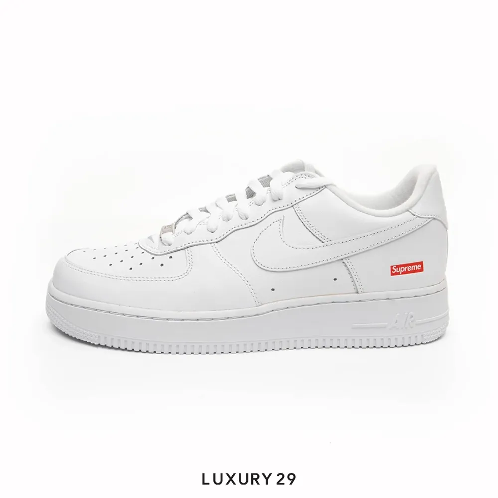 Nike Air Force 1 Low Supreme White(M)(44, White)