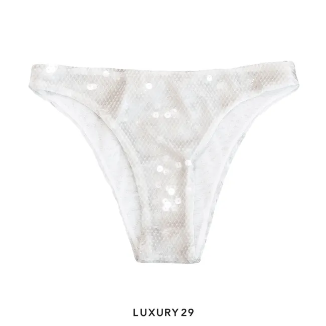 Prada bikini bottom Tulle Ricamo Verde
