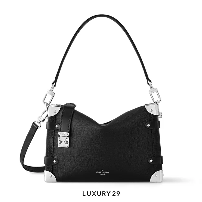 Louis Vuitton LV Side Trunk MM Bag Black