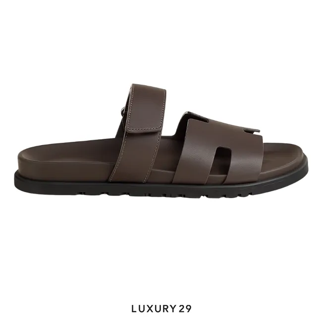 Hermes Chypre sandal Veau Ecorce