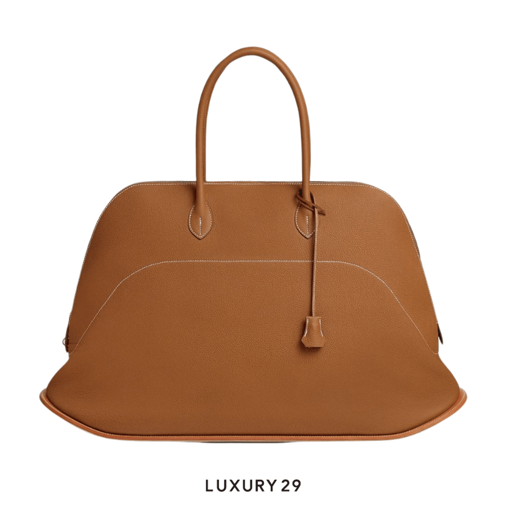 Hermes Bolide skate 65 bag Gold / Naturel Sable / Multicolore(Maxi, Gold)