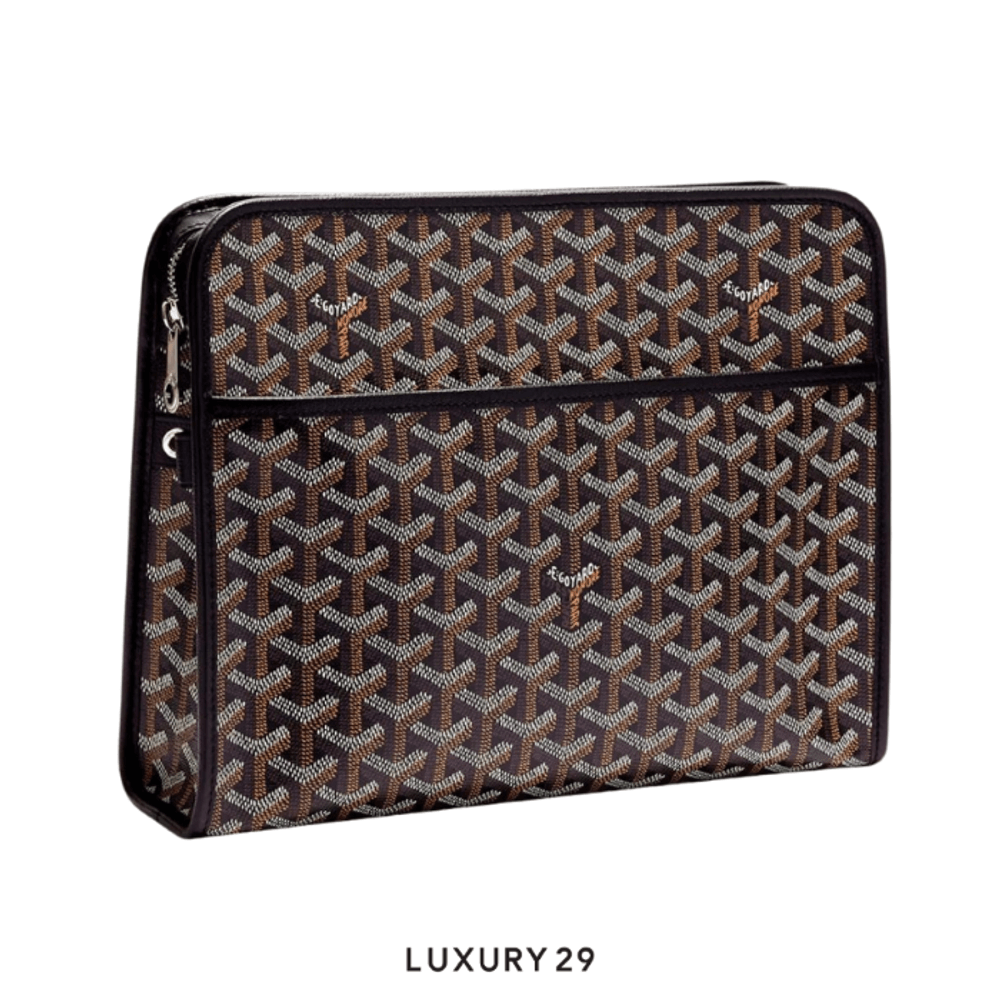Goyard Jouvence GM Toiletry Bag Black(Large, Black)