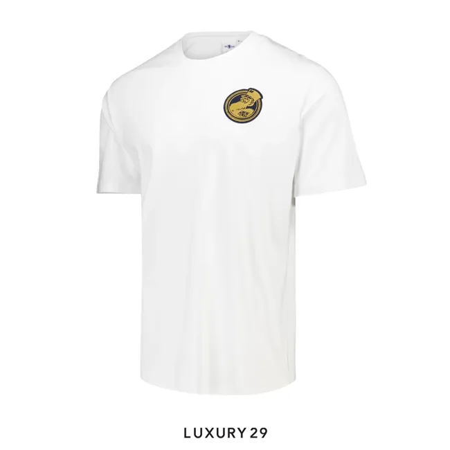 CHELSEA FC Chelsea Pensioners Ringer T-Shirt - White