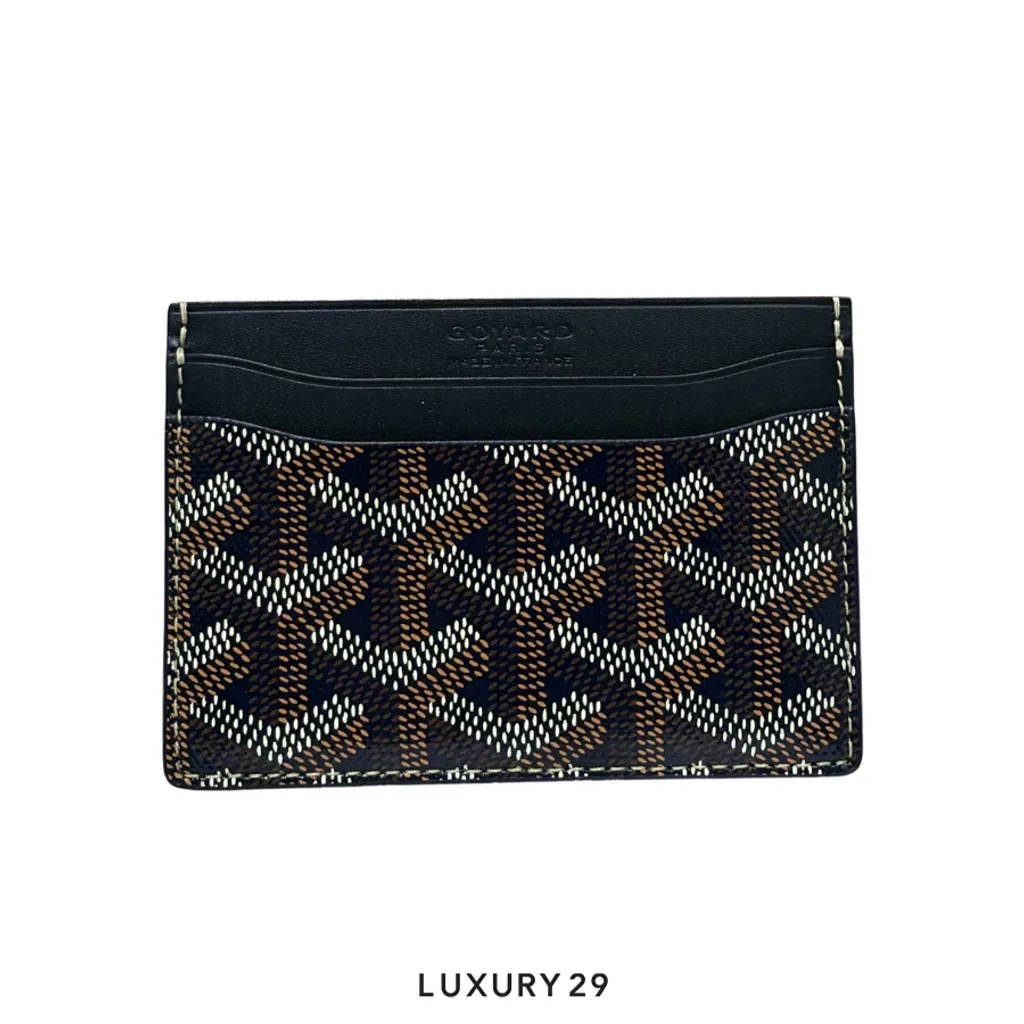 Goyard Saint-Sulpice Card Wallet Navy Blue(Small, Blue)