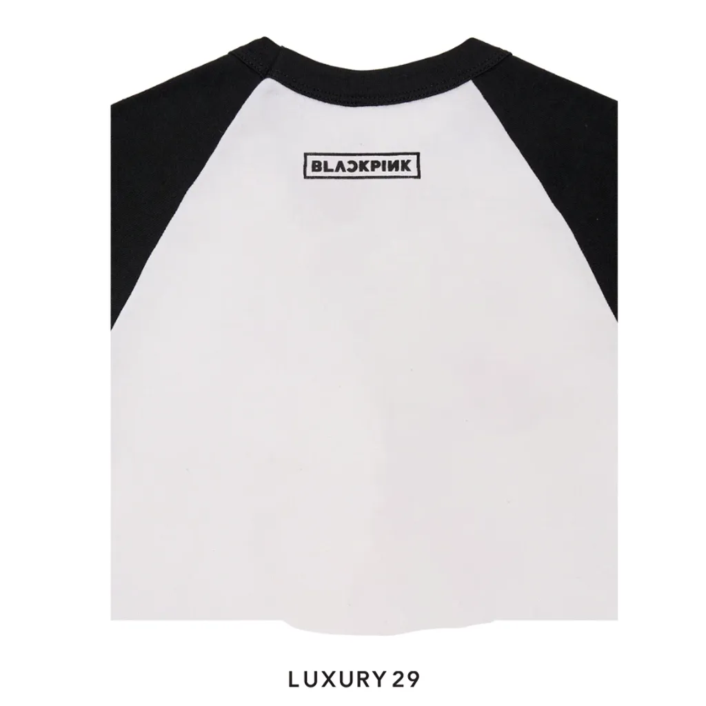 Complex Disney x BLACKPINK Minnie Black Raglan Tee(S, White)