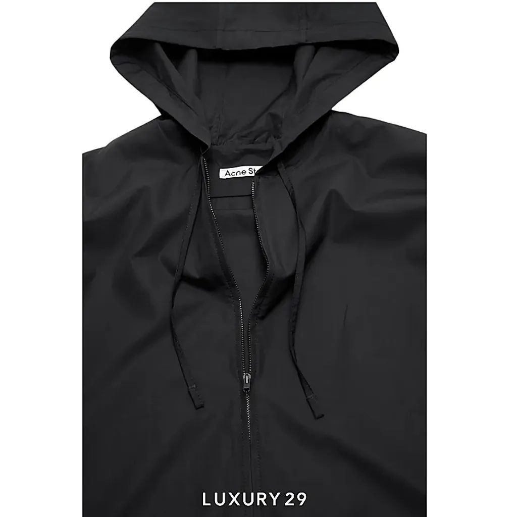 Acne Studios Hooded Shirt Zip Black(M, Black)
