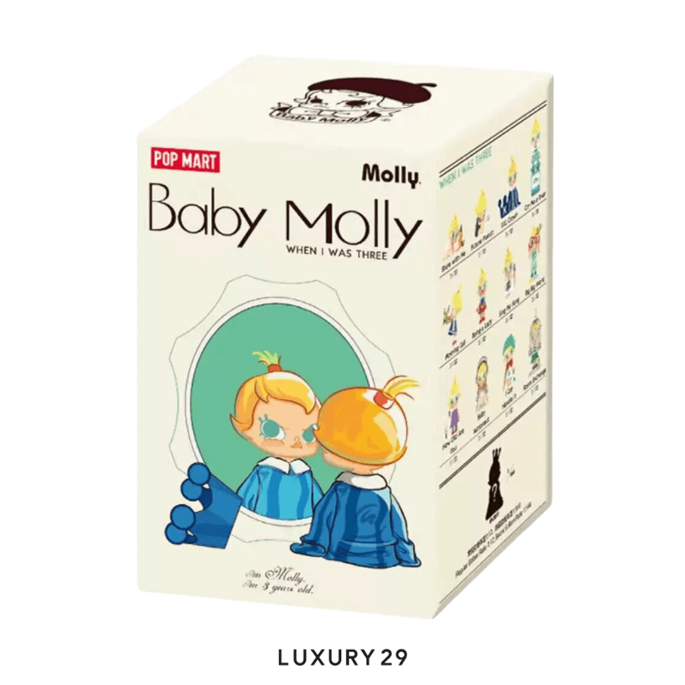 POP MART Baby Molly When I was Three Series Figures(Small, Multicolour)