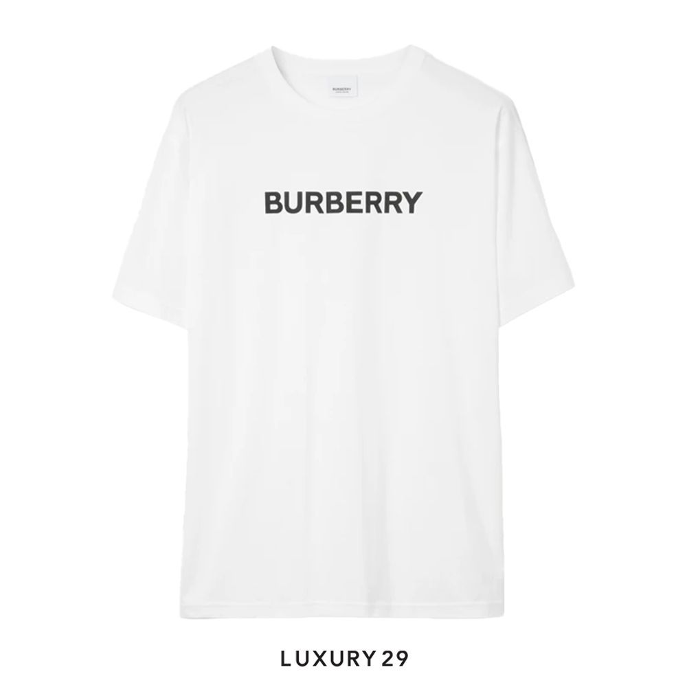 Burberry Logo print Cotton T-shirt White(S, White)