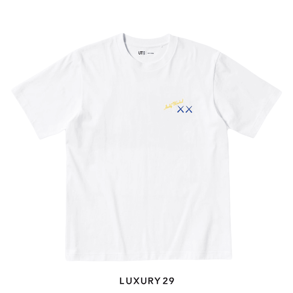 Uniqlo KAWS + Warhol UT (Short Sleeve Graphic T-Shirt) White(S, White)