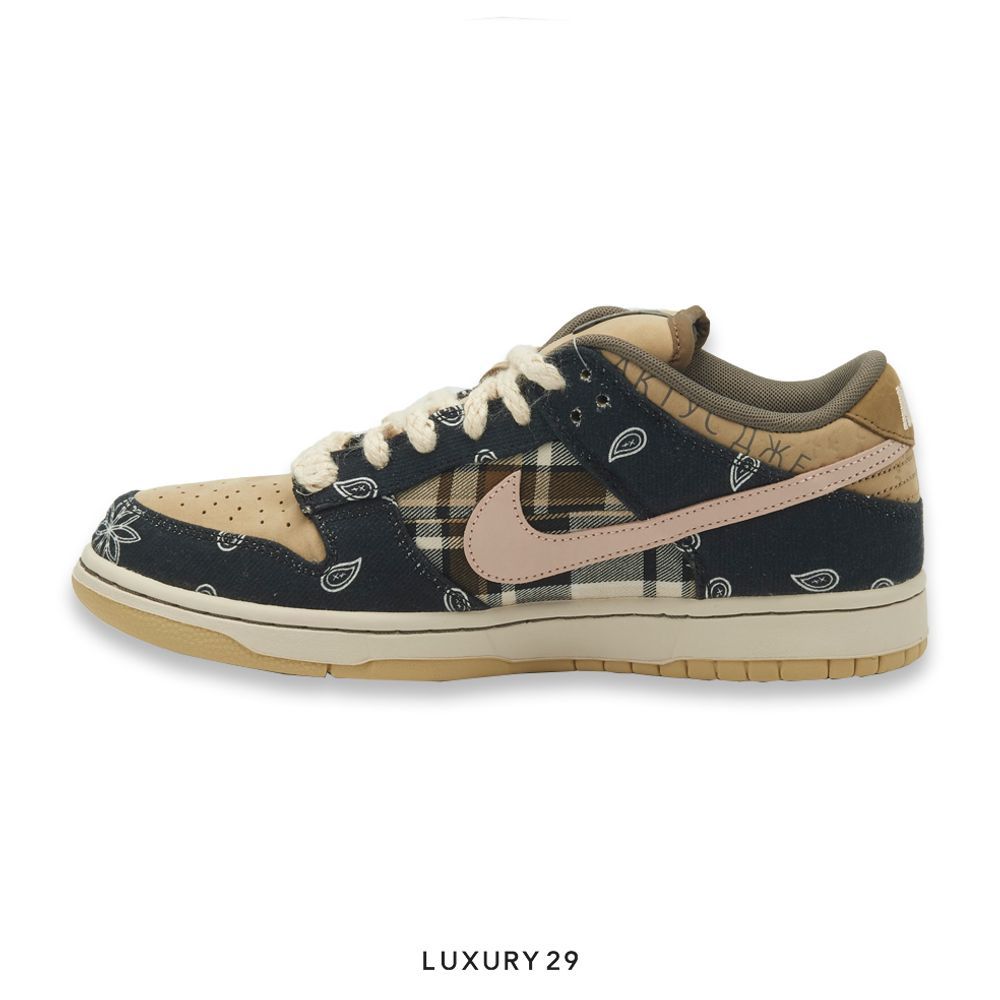 Nike SB Dunk Low Travis Scott (Regular Box)(44, Black)