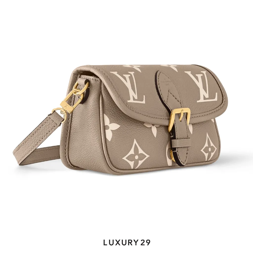 Louis Vuitton LV Nano Diane bag Monogram Canvas Turtledove Beige/Cream(Mini, Neutrals)