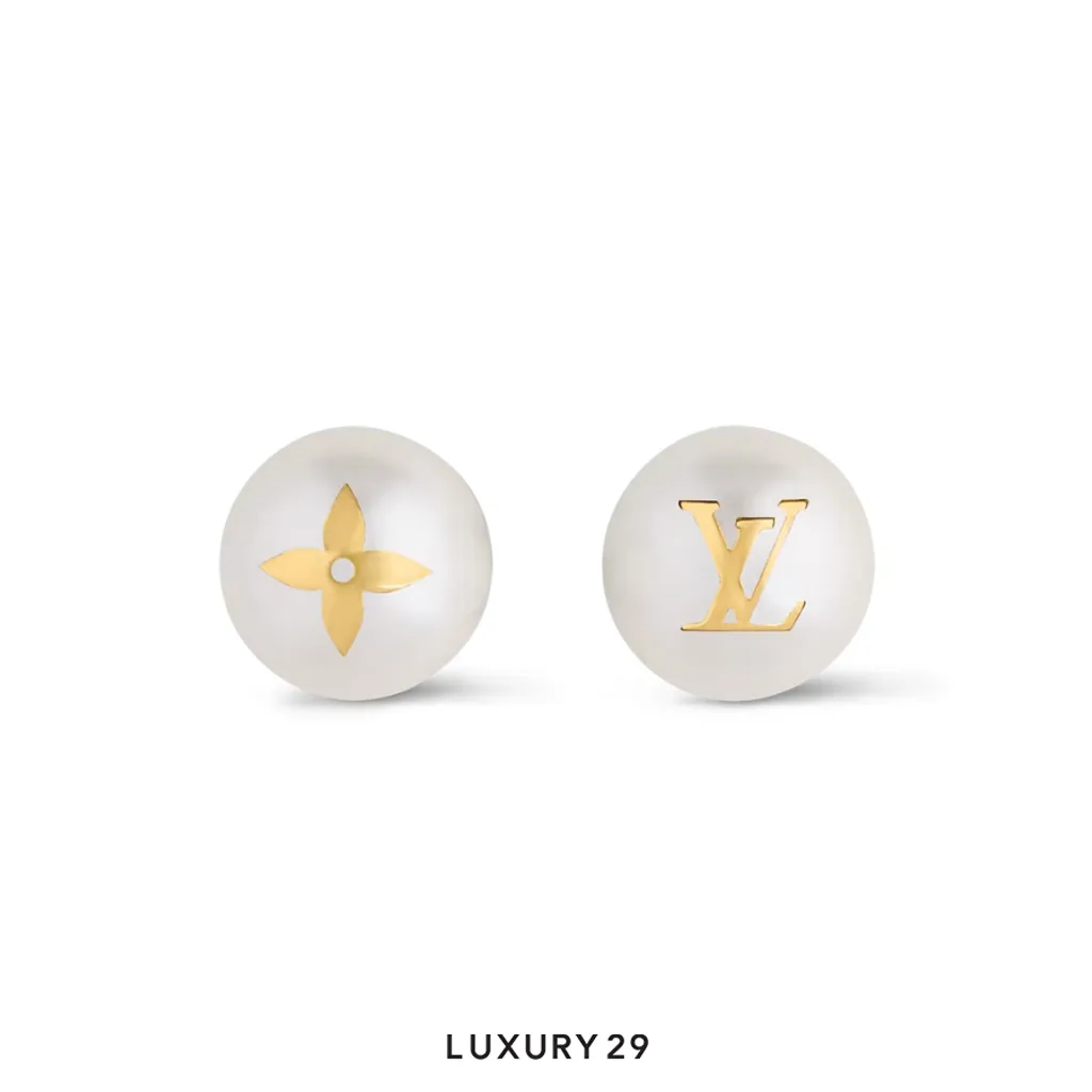 Louis Vuitton LV My Mix Pearl Earrings Gold(Free Size, Gold)
