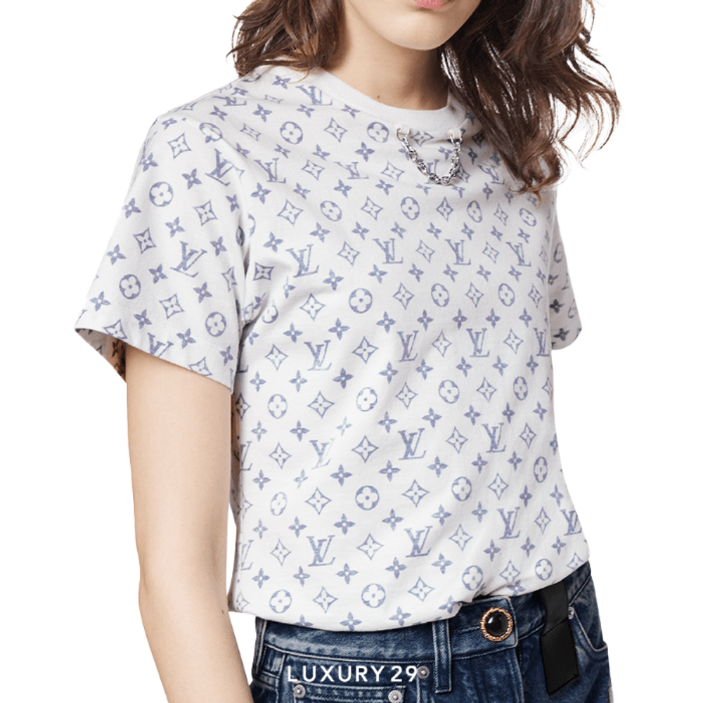 Louis Vuitton LV Escale Printed T-Shirt(XS, White)