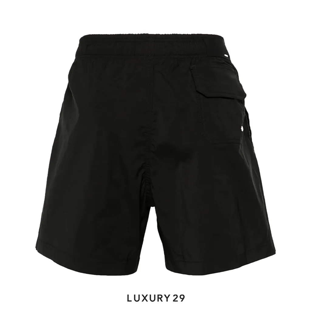 Amiri MA Core-print swim shorts Black(M, Black)