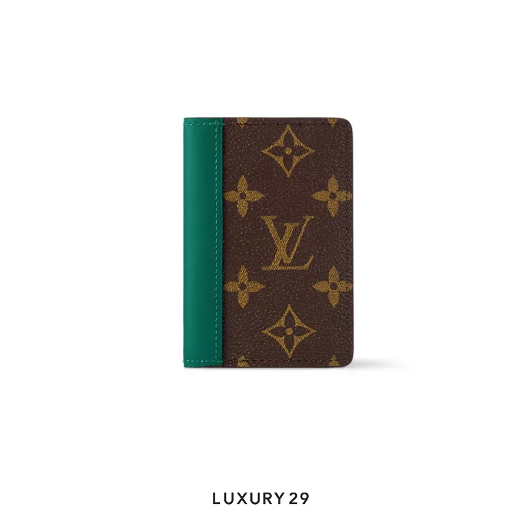 Louis Vuitton LV Pocket Organizer Borneo Green(Small, Green)