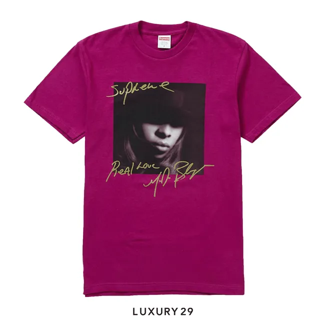 Supreme Mary J. Blige T-Shirt 'Magenta'