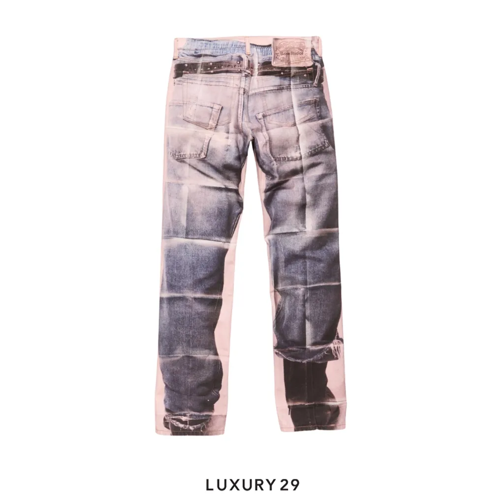 Acne Studios Trompe-loeil jeans - 1981 Pink(XS/XS, Pink)