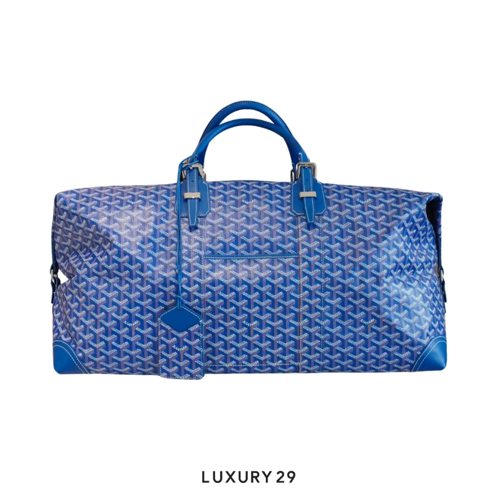 Goyard Bowling 55 bag Sky Blue(Large, Blue)