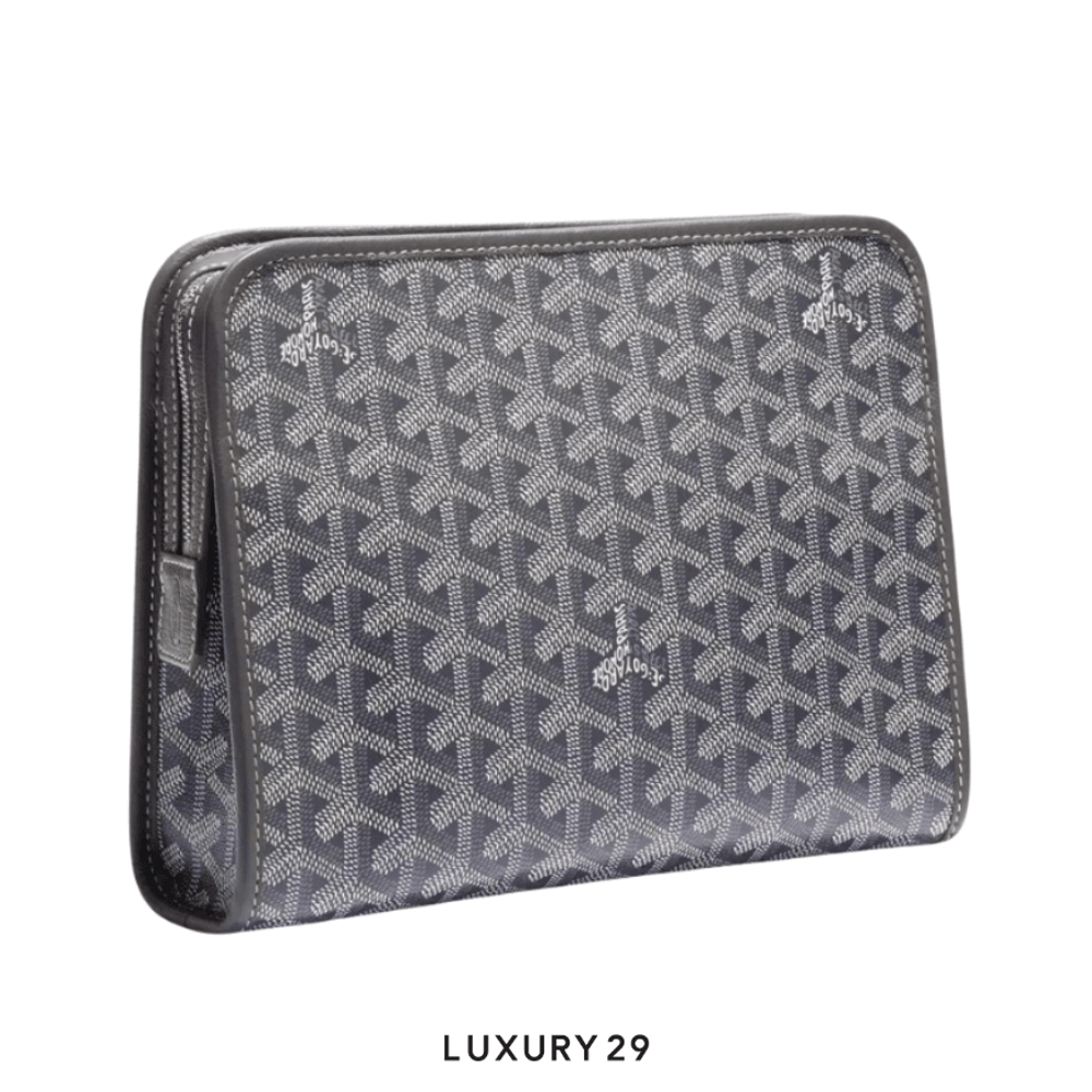 Goyard Jouvence MM Toiletry Bag Grey(Medium, Grey)