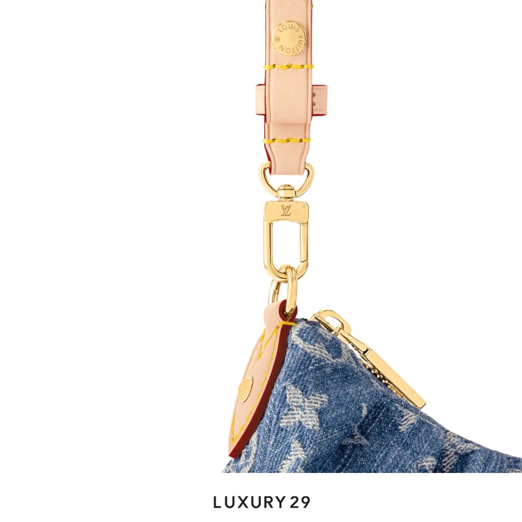 Louis Vuitton LV Pochette Valley bag Blue Denim(Small, Blue)