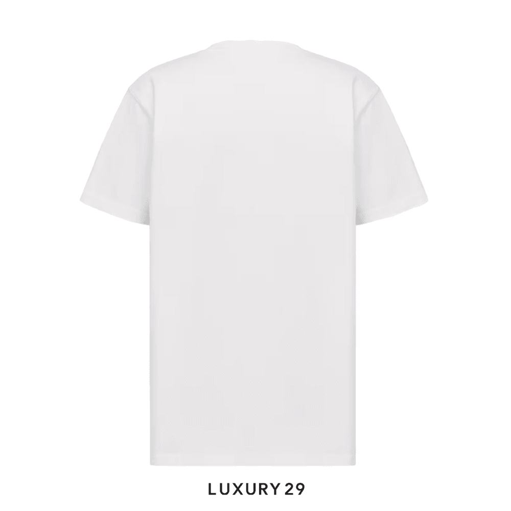 Dior Couture Relaxed-Fit T-Shirt White Cotton Jersey(L, White)