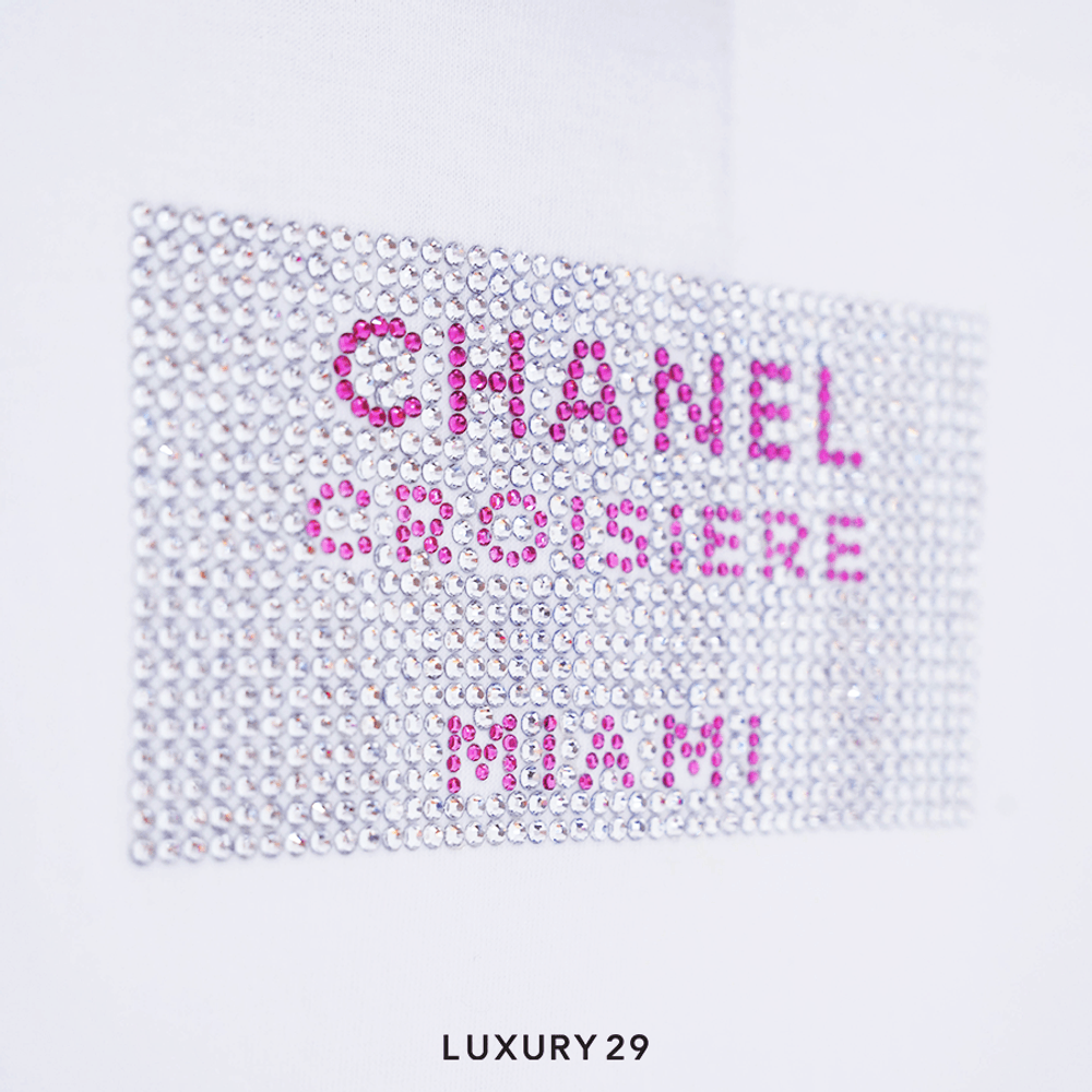 Chanel 23c Croisiere Miami White Crystal(S, White)
