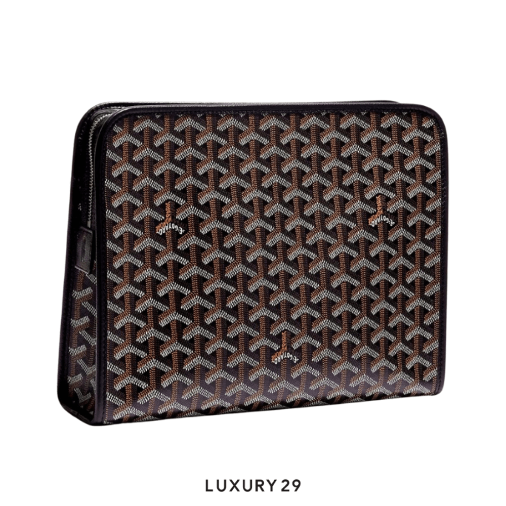 Goyard Jouvence GM Toiletry Bag Black(Large, Black)