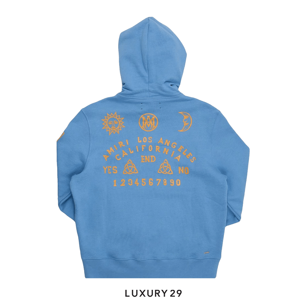 Amiri Ouija Board Hoodie 'Carolina Blue'(S, Blue)