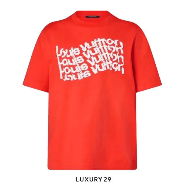 Louis Vuitton LV Short-Sleeved Cotton T-Shirt
