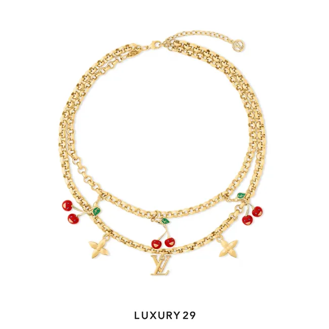 Louis Vuitton LV x TM Cerise Necklace Gold