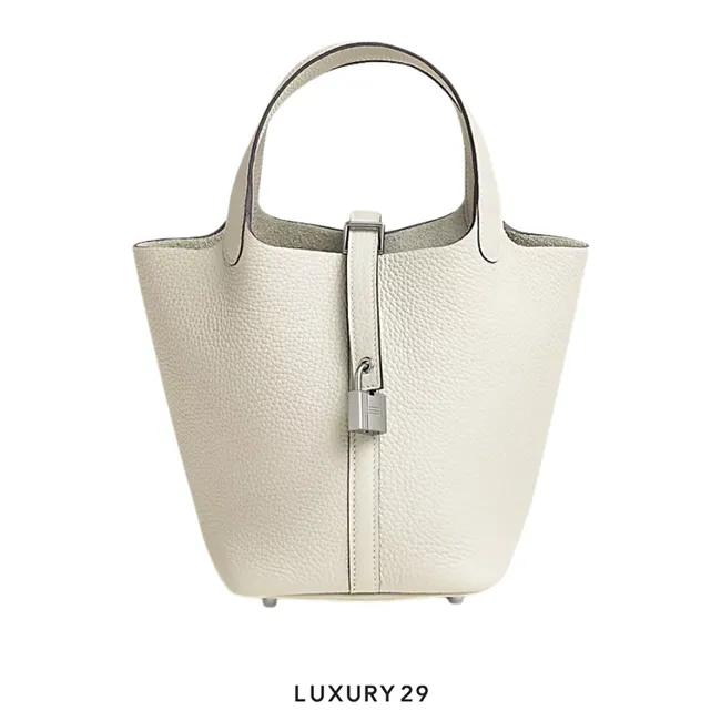 Hermes Picotin Lock 18 Bag Beton