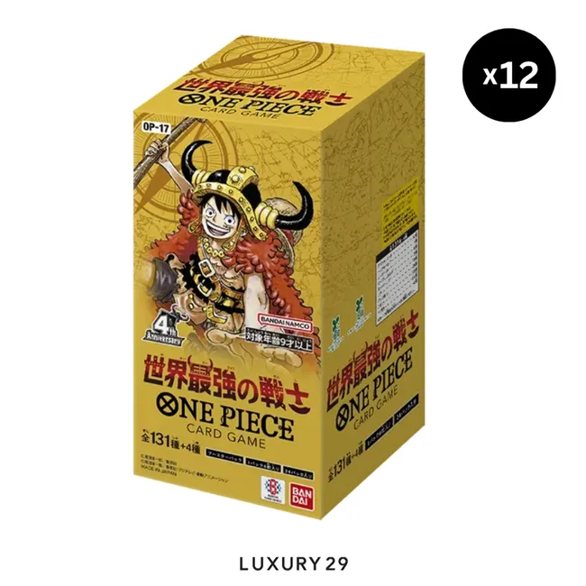 One Piece World's Strongest Warrior OP-17 Carton  (JP)