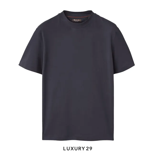 Loro Piana T-Shirt Cotton Navy Blue