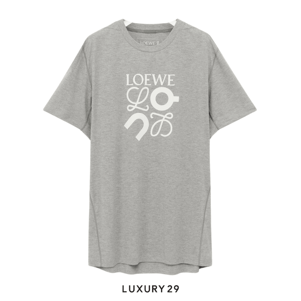 On x Loewe Active T-shirt in technical jersey Grey Melange(XS, Grey)