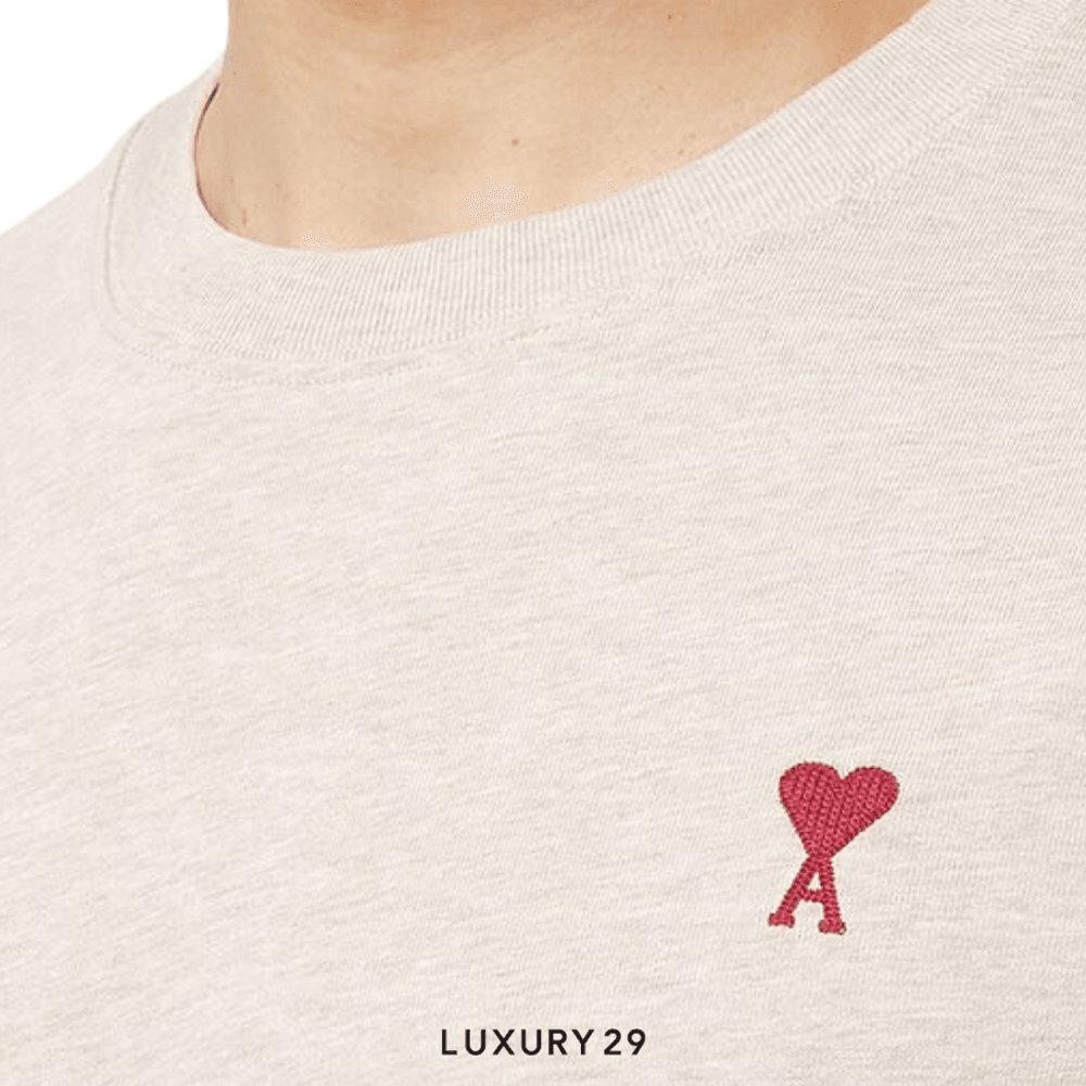 AMI DE COEUR T-SHIRT HEATHER LIGHT BEIGE(S, Neutrals)